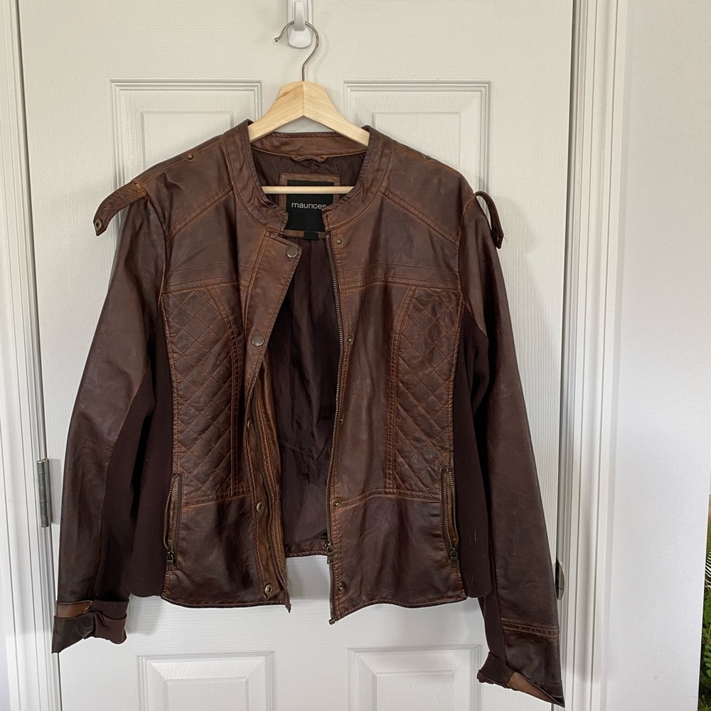 Faux Leather Jacket
